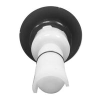 Jet Insert (5T) 5" Velocity Int Whirlpool Adjustable Directional Stainless Escutcheon, Blue Insert, Black Flange, Black Eyeball (29950-501-400)