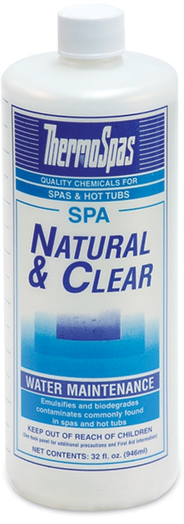 THERMOSPAS NATURAL & CLEAR WATER MAINTENANCE 32 FL. 0Z.