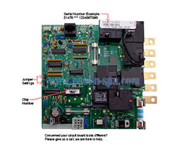 CAL SPA CIRCUIT BOARD C2001 E8 DIG DUP