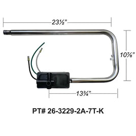 HEATER Sundance Jacuzzi Square Back 5.5kW Low Flow Heater Assembly