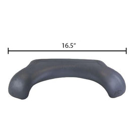 Headerspillow Neck Blaster - Charcoal - 1996 - 2001 - Dimensions - 16.5" X 6.5", Pin To Pin - 9"