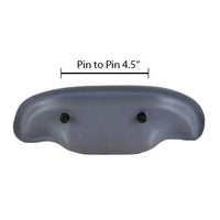 Headerspillow Neck Blaster Small Smooth Surface - Charcoal - 2003 - Dimensions - 11.5" X 3.5", Pin To Pin - 4.5"