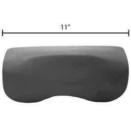 Headers2003 - Standard Cancun Smooth Surface Pillow - Charcoal - Dimensions 11" X 5", Pin To Pin - 8 3/4"