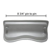 Headerspillow Cancun Standard - Gray - Dimensions - 11" X 7", Pin To Pin - 8 3/4"