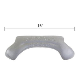 Pillow Neck Jet/Blaster With Nubs, 2005,2007 - Light Grey - Dimensions - 16" X 5.5" Pin To Pin - 8 3/4" Pins "