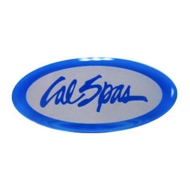 Pillow Cascade Insert - Cal Spa Logo - Blue Color Dome - 2013 - Dimensions - 3.8" X 1.6"