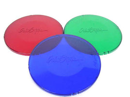 Lens Cover Cal Spas 6" Diameter, Set Of 3 (Blue,Red,Green)