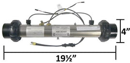 Heater Titanium Flothru 5.5kw 2" X 2" With Cables (Xl Heater Replacement)