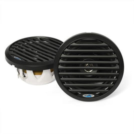 Two Speakers Marine Grade 6.5" Black (Aq-spk6.5-4lb)