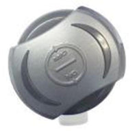 REPLACEMENT FOR Graphite Gray Cap, Silver handle; 3/4" Smooth Barb; 2-1/16" (25056-101-000)